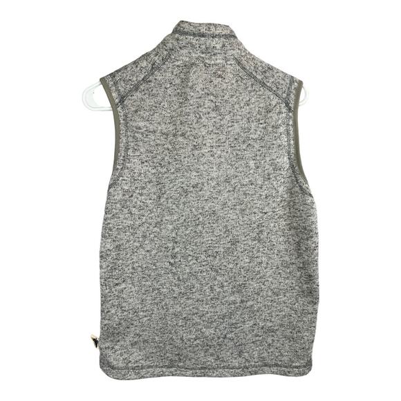 Simply Southern Polyester Fleece knit vest Full Zip Layering Gray Small S - Picture 7 of 7